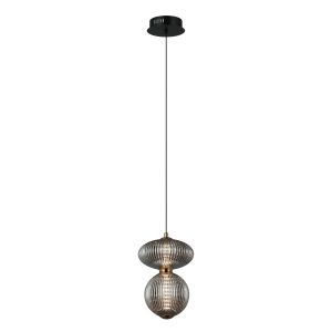 Lampa wisząca NICO czarna LED 2x7W Ciepła biel 236lm Italux 835752 Lampa wisząca NICO czarna LED 2x7W Ciepła biel 236lm Italux 835752