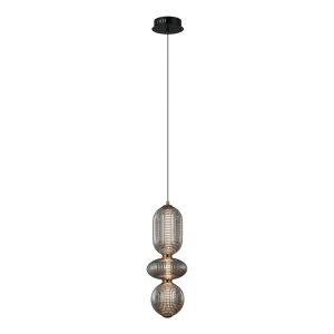 Lampa wisząca NICO czarna LED 3x15W Ciepła biel 363lm Italux 835843 Lampa wisząca NICO czarna LED 3x15W Ciepła biel 363lm Italux 835843