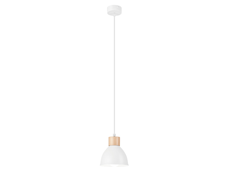 Lampa wisząca Nico stalowa biała 54714