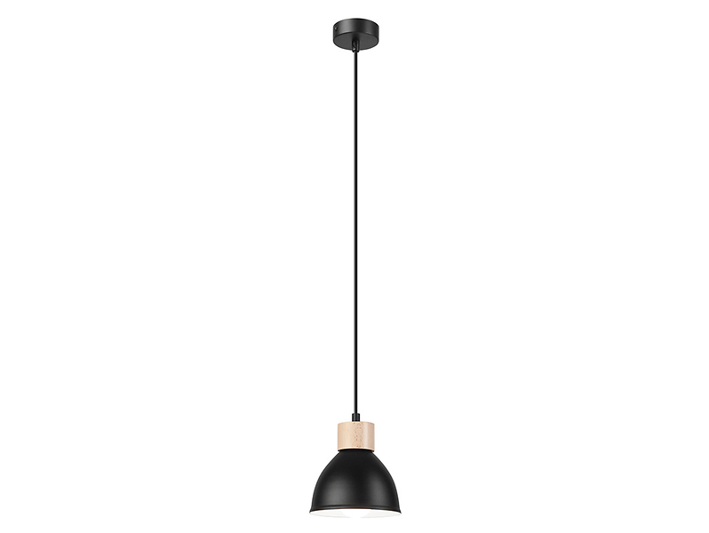Lampa wisząca Nico stalowa czarna 54715