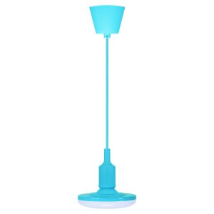 Lampa wisząca niebieska KIKI 1xE27x10W wym: 100x23x15 cm Polux 856305 Lampa wisząca niebieska KIKI 1xE27x10W wym: 100x23x15 cm Polux 856305