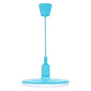 Lampa wisząca niebieska KIKI 1xE27x15W wym: 100x23x23 cm Polux 857851 Lampa wisząca niebieska KIKI 1xE27x15W wym: 100x23x23 cm Polux 857851