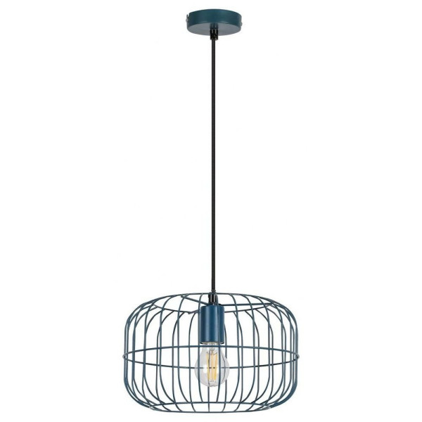 Lampa wisząca niebieska Xenia 1xE27x40W wym: 175x30x30 cm Rabalux 959164