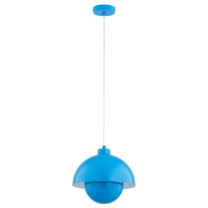 Lampa wisząca niebiesko-biała KUGER 1xE27x15W wym: 85x27x27 cm Alfa 841959 Lampa wisząca niebiesko-biała KUGER 1xE27x15W wym: 85x27x27 cm Alfa 841959