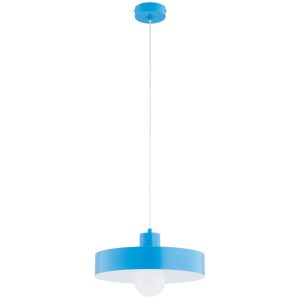 Lampa wisząca niebiesko-biała NEVERA 1xE27x15W wym: 80x34x34 cm Alfa 841852 Lampa wisząca niebiesko-biała NEVERA 1xE27x15W wym: 80x34x34 cm Alfa 841852
