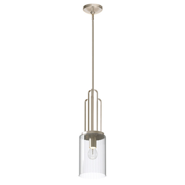 Lampa wisząca nikiel polerowany Kimrose 1xE27x60W Quintiesse 852062