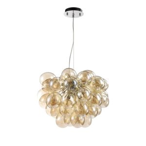 Lampa wisząca nikiel-transparentna BALBO 8xG9x28W wym: 170x50x50 cm Maytoni 856245 Lampa wisząca nikiel-transparentna BALBO 8xG9x28W wym: 170x50x50 cm Maytoni 856245