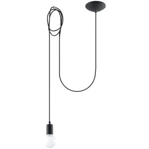 Lampa wisząca NIKOLO czarna 1xE27x60W wym:300x300x300cm IP20 Pure Lume 1030028 Lampa wisząca NIKOLO czarna 1xE27x60W wym:300x300x300cm IP20 Pure Lume 1030028