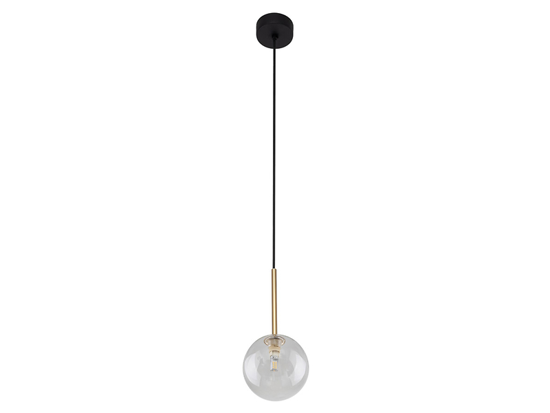 Lampa wisząca Nilos metalowa złota 266168