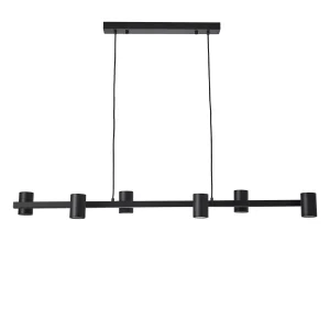Lampa Wisząca Noe Long 6xGU10 czarna PL0111-BK 542719 Lampa Wisząca Noe Long 6xGU10 czarna PL0111-BK 542719