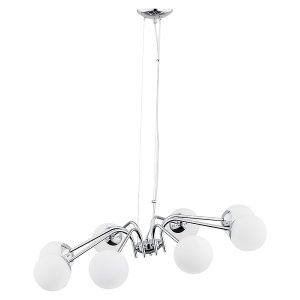Lampa wisząca Noll 8-punktowa stalowa biała 32614 Lampa wisząca Noll 8-punktowa stalowa biała 32614