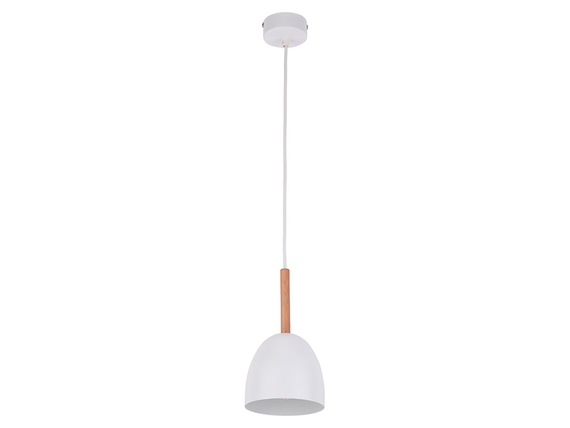 Lampa wisząca Nord metalowa biała 56755