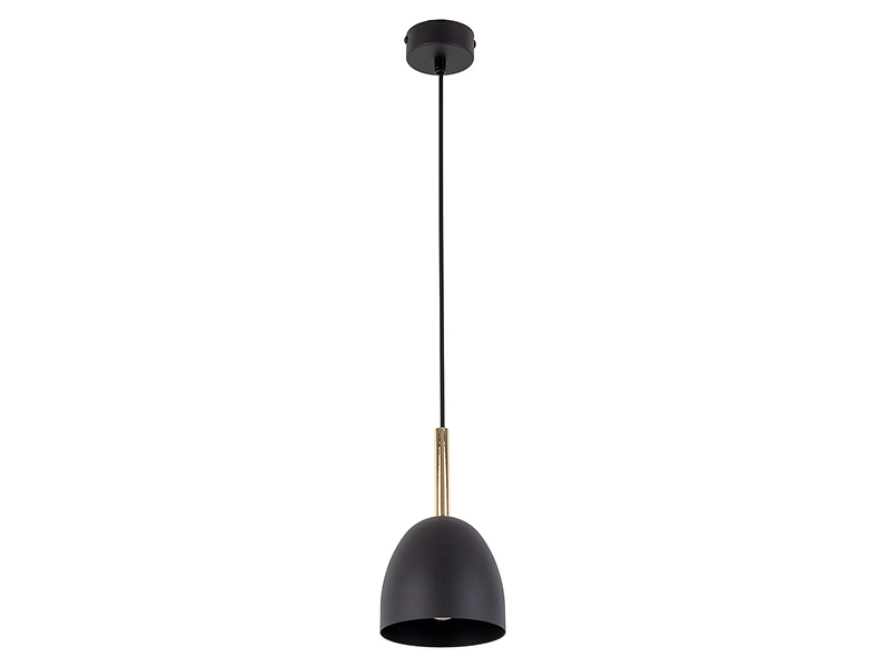 Lampa wisząca Nord metalowa czarna 56979