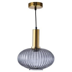 Lampa wisząca Norfolk szklana szara 197303 Lampa wisząca Norfolk szklana szara 197303