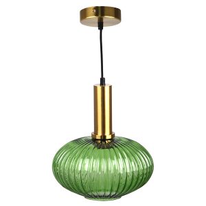 Lampa wisząca Norfolk szklana zielona 197301 Lampa wisząca Norfolk szklana zielona 197301