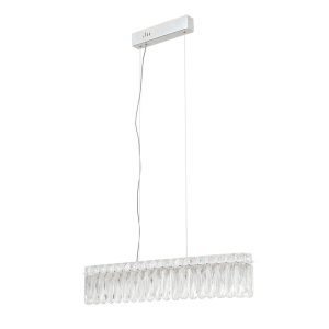 Lampa wisząca NOSTA chromowana LED 1x16W Ciepła biel 1507lm Italux 837440 Lampa wisząca NOSTA chromowana LED 1x16W Ciepła biel 1507lm Italux 837440