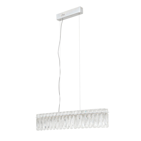 Lampa wisząca NOSTA chromowana LED 1x16W Ciepła biel 1507lm Italux 837440