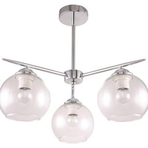 Lampa wisząca Nova 3-punktowa stalowa srebrny 190842 Lampa wisząca Nova 3-punktowa stalowa srebrny 190842