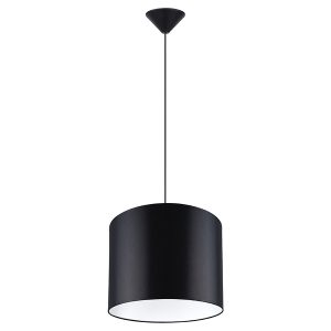 Lampa wisząca Nova 30 cm tkaninowa czarna 328834 Lampa wisząca Nova 30 cm tkaninowa czarna 328834