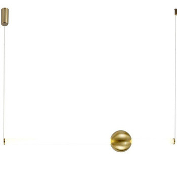 LAMPA WISZĄCA O-LINE LED elegancka 93cm mosiądz 217487