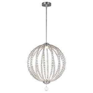 Lampa wisząca Oberlin satynowy nikiel LED 2x8W Ciepła biel 1600lm Feiss 849756 Lampa wisząca Oberlin satynowy nikiel LED 2x8W Ciepła biel 1600lm Feiss 849756
