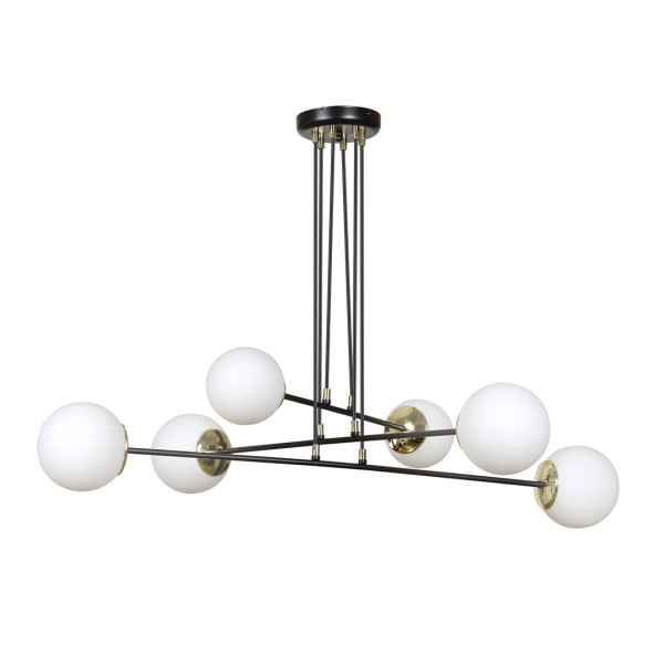 Lampa Wisząca Ognis 6 Black 752899