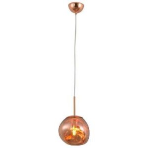 LAMPA WISZĄCA ognista GLAM S 18 cm miedziana 217525 LAMPA WISZĄCA ognista GLAM S 18 cm miedziana 217525