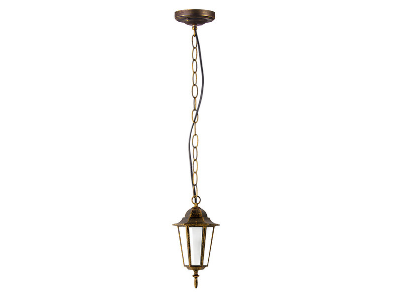 Lampa wisząca ogrodowa Liguria aluminiowa patynowa 206413
