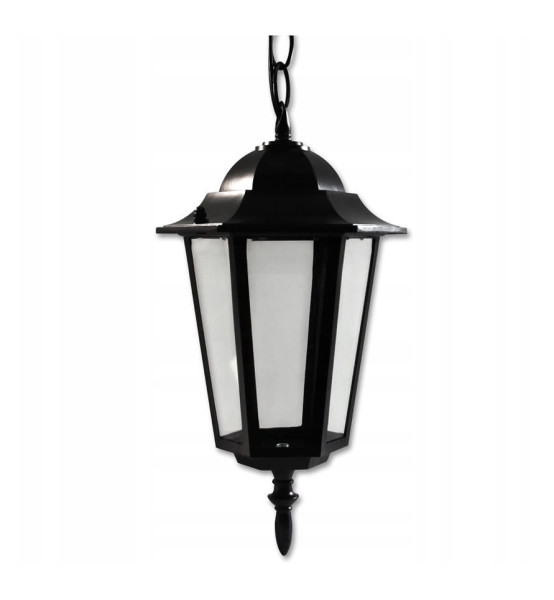 Lampa wisząca ogrodowa Victoria czarna 989313