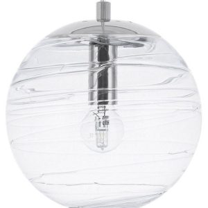Lampa wisząca okrągła szklana kula 60611 Lampa wisząca okrągła szklana kula 60611