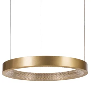 Lampa Wisząca Okrągła TARS Żyrandol Ring Gold LED 40 cm 988628 Lampa Wisząca Okrągła TARS Żyrandol Ring Gold LED 40 cm 988628