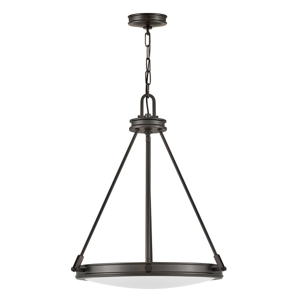 Lampa wisząca oksydowana czerń-opalowy COLLIER 4xE14x40W Hinkley 837402
