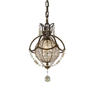 Lampa wisząca oksydowany brązowo-brytyjski brąz Bellini 1xE14x60W Feiss 849545 Lampa wisząca oksydowany brązowo-brytyjski brąz Bellini 1xE14x60W Feiss 849545