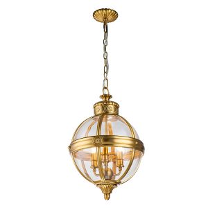 Lampa wisząca oksydowany mosiądz Adams 3xE14x60W Feiss 850246 Lampa wisząca oksydowany mosiądz Adams 3xE14x60W Feiss 850246
