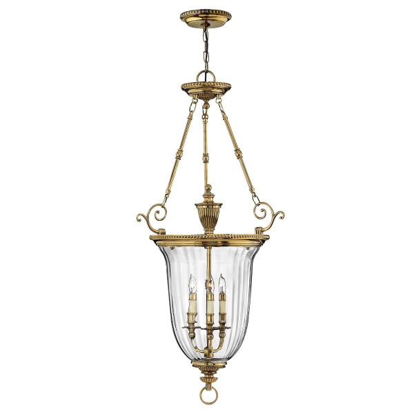 Lampa wisząca oksydowany mosiądz Cambridge 3xE14x60W Hinkley 849765