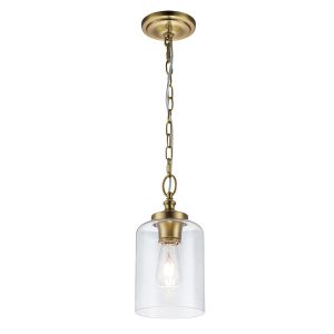 Lampa wisząca oksydowany mosiądz Hounslow 1xE27x60W Feiss 849473 Lampa wisząca oksydowany mosiądz Hounslow 1xE27x60W Feiss 849473