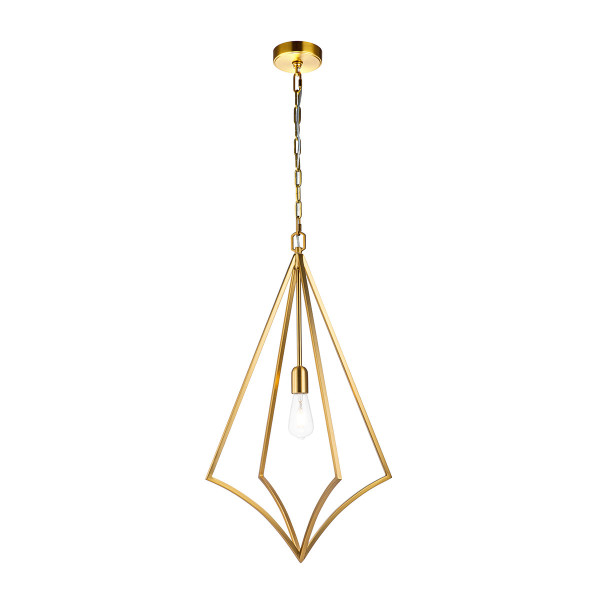 Lampa wisząca oksydowany mosiądz Nico 1xE27x60W Feiss 849764
