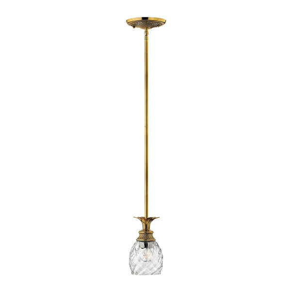Lampa wisząca oksydowany mosiądz Plantation 1xE27x60W Hinkley 849461