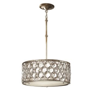 Lampa wisząca oksydowany srebrny Lucia 3xE27x60W wym: 141x46x46 cm Feiss 847336 Lampa wisząca oksydowany srebrny Lucia 3xE27x60W wym: 141x46x46 cm Feiss 847336