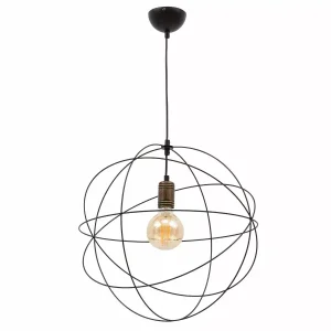 Lampa wisząca OLINTO I czarna 381743 Lampa wisząca OLINTO I czarna 381743