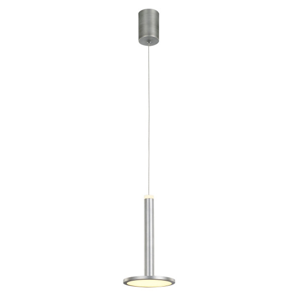 Lampa wisząca Oliver nikiel satynowany LED 1x12W Ciepła biel 415lm Italux 858250