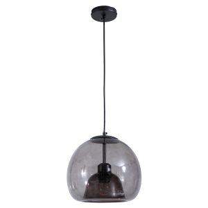 Lampa wisząca Optima szklana grafitowa 190802 Lampa wisząca Optima szklana grafitowa 190802