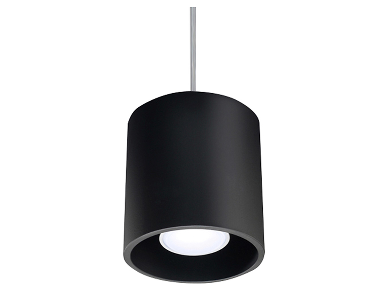 Lampa wisząca Orbis aluminiowa czarna 52356