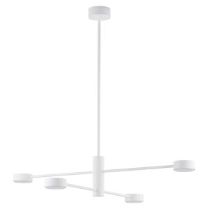 Lampa wisząca Orbit 4-punktowa stalowa biała 147852 Lampa wisząca Orbit 4-punktowa stalowa biała 147852