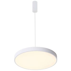 Lampa wisząca Orbital biała piaskowana-biała LED 1x60W 3000K 3600lm Italux 184716 Lampa wisząca Orbital biała piaskowana-biała LED 1x60W 3000K 3600lm Italux 184716