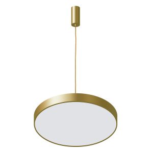 Lampa wisząca Orbital złoty piaskowana-biała LED 1x30W 3000K 1800lm Italux 854409 Lampa wisząca Orbital złoty piaskowana-biała LED 1x30W 3000K 1800lm Italux 854409