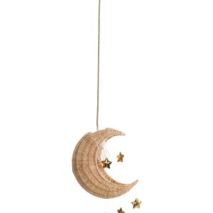 Lampa wisząca ORCHON Rattan Księżyc Naturalny 754174