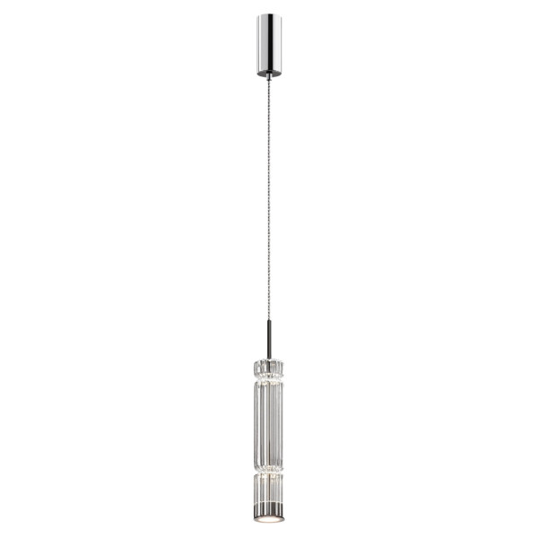 Lampa wisząca Ordo chromowana LED 1x12W Ciepła biel 1600lm Maytoni 849709