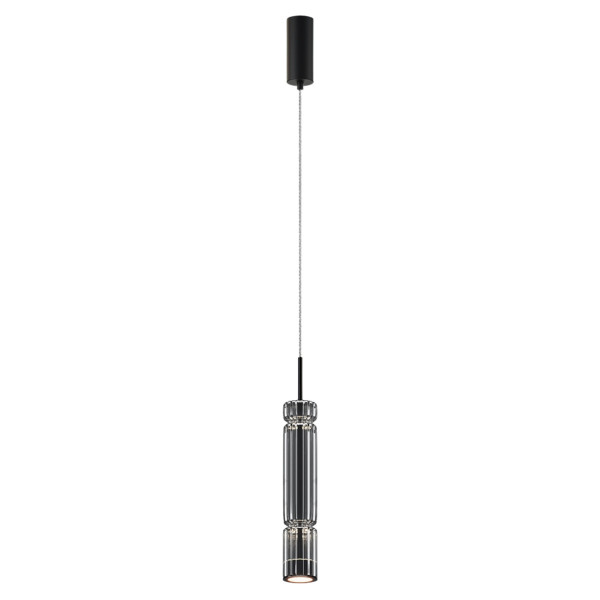 Lampa wisząca Ordo czarna LED 1x12W Ciepła biel 1600lm Maytoni 849165