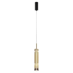Lampa wisząca Ordo złoto-czarna LED 1x12W Ciepła biel 1600lm Maytoni 849257 Lampa wisząca Ordo złoto-czarna LED 1x12W Ciepła biel 1600lm Maytoni 849257